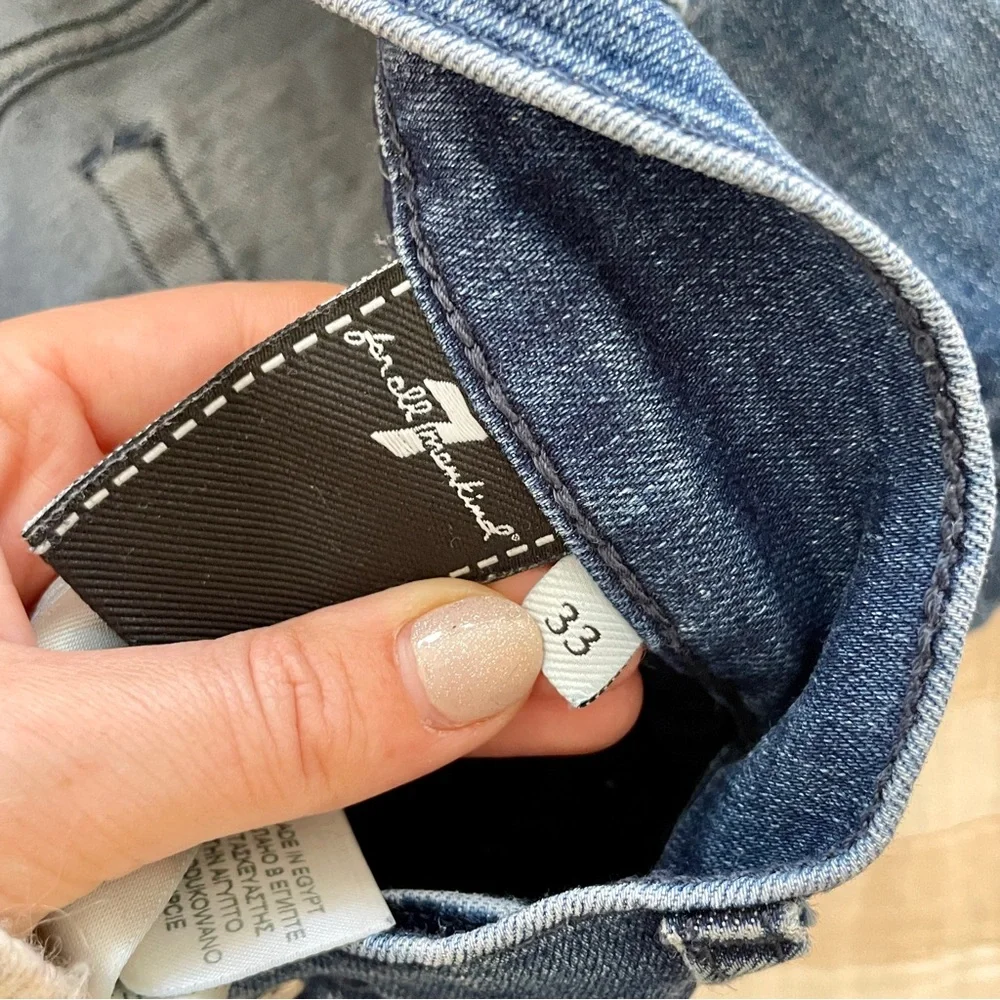 7 For All Mankind distressed all